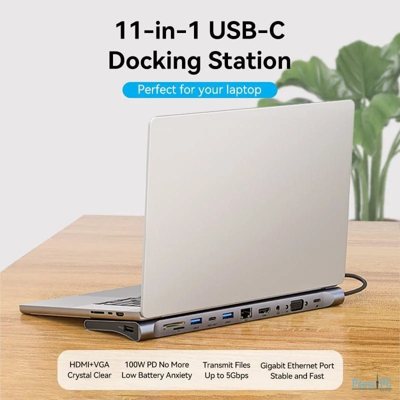 Vention Multi-function 11-in-1 USB-C Docking Station