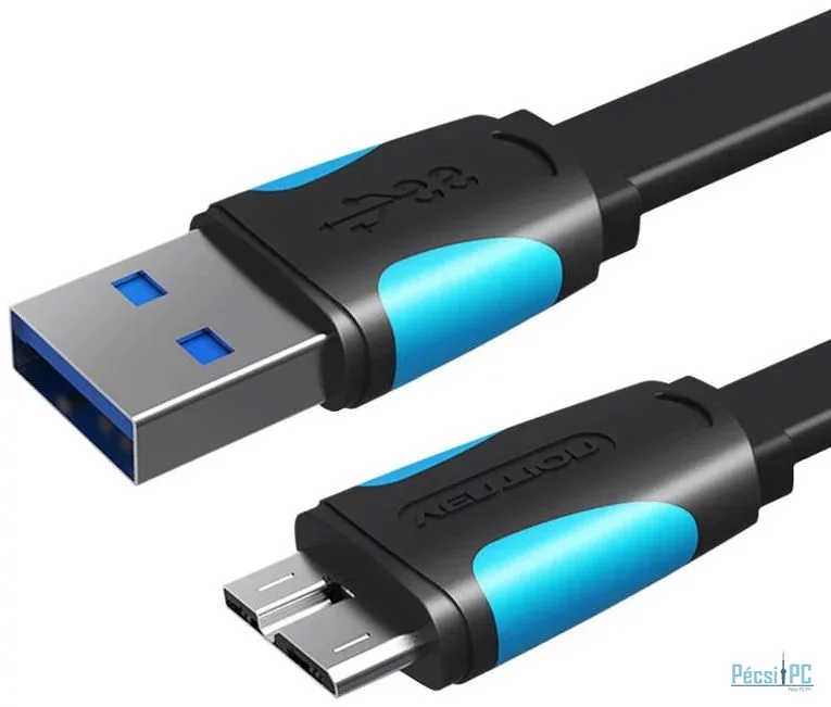Vention USB-A 3.0/M to Micro USB-B cable 0,2m Black