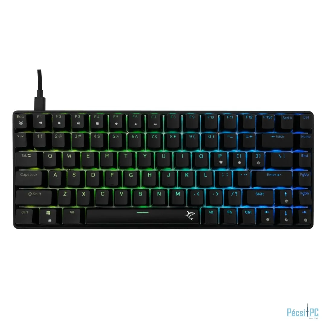White Shark Hamachi RGB Gaming keyboard Black US