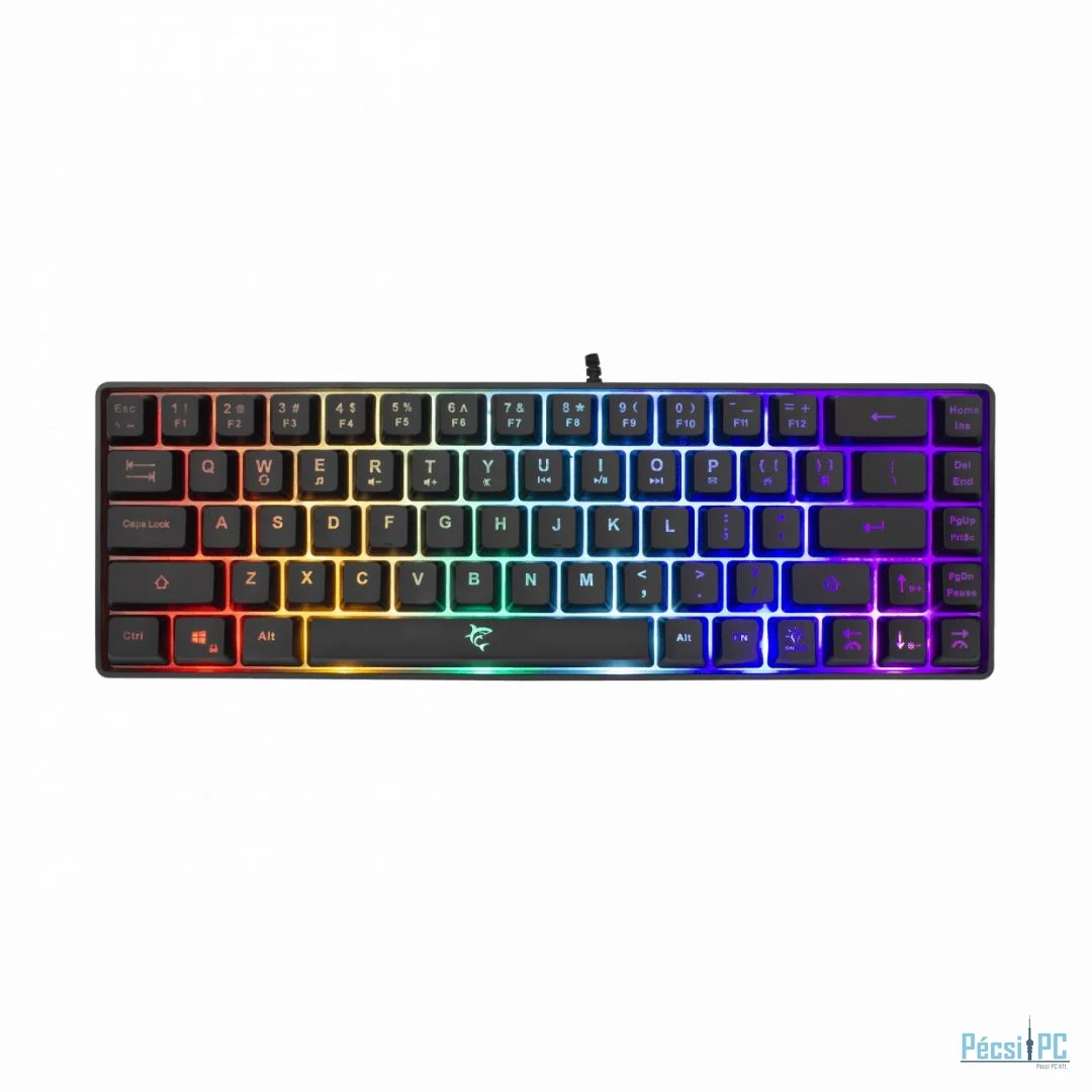 White Shark Ronin RGB Gaming keyboard Black HU