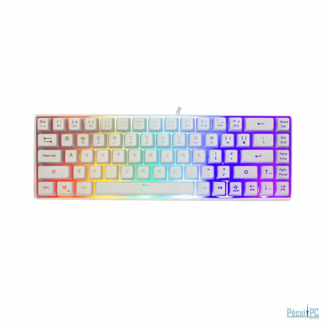 White Shark Ronin RGB Gaming keyboard White HU