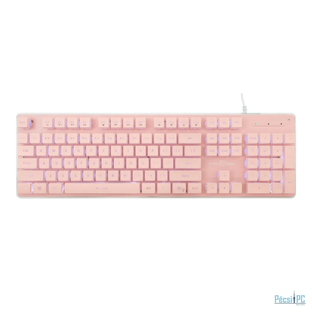 White Shark Tachi Gaming Keyboard Pink US