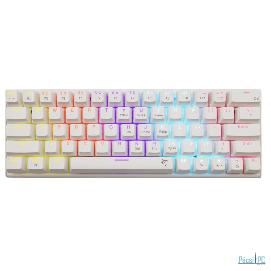 White Shark Wakizashi 2 Red Switches Gaming Keyboard White US