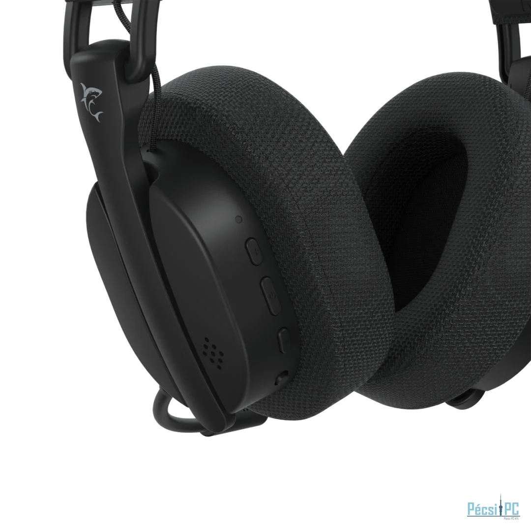 White Shark WGH-2444B FireCrest Wireless Bluetooth Gaming Headset Black