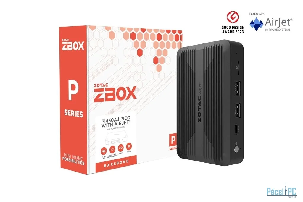 Zotac ZBOX Pico PI430AJ with AirJet Black