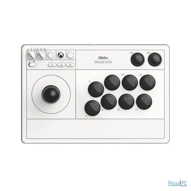 8BitDo Arcade Stick All Button Wireless Gamepad White