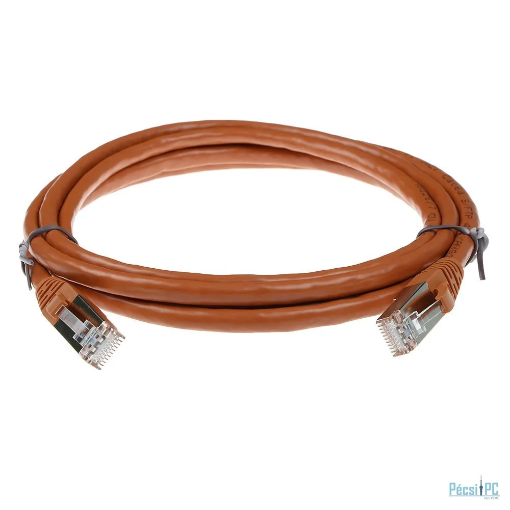 ACT CAT6A S-FTP Patch Cable 10m Brown