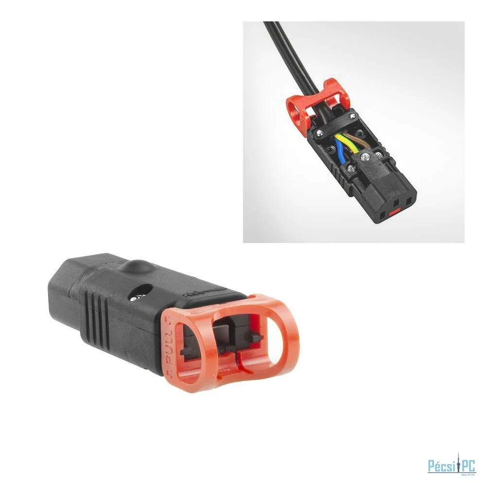 ACT PA130100BK C13 IEC Lock+ rewireable Black