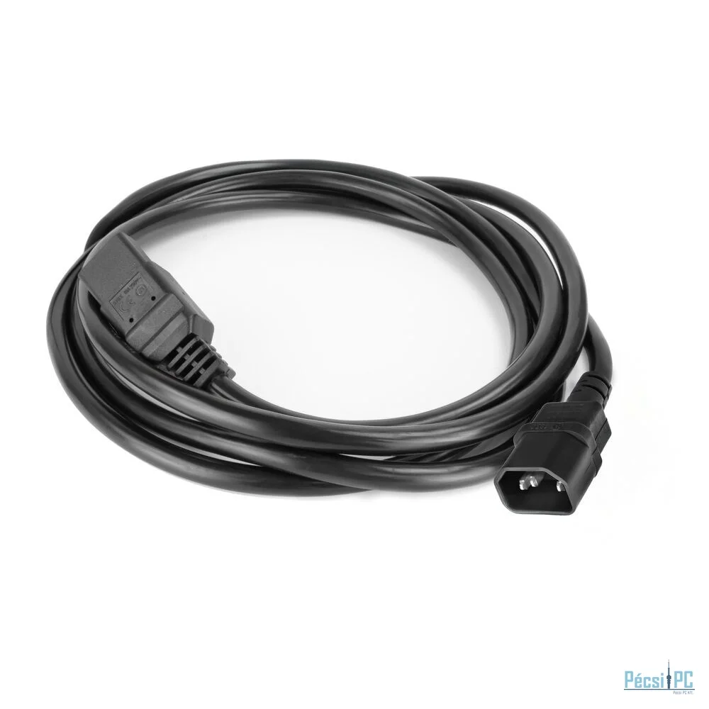 ACT Powercord C14 male- C21 famale 1m Black