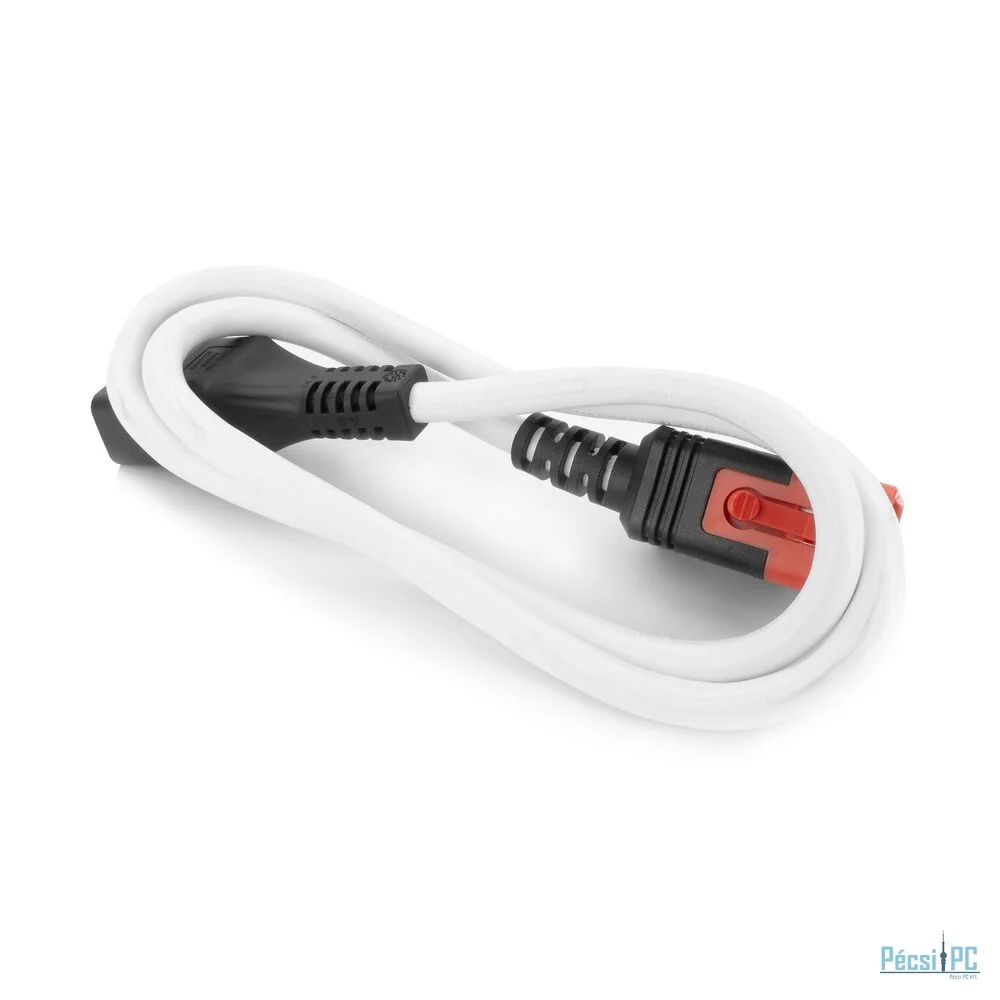 ACT Powercord C19 IEC Lock - C20 IEC Lock Dual Locking 3m White