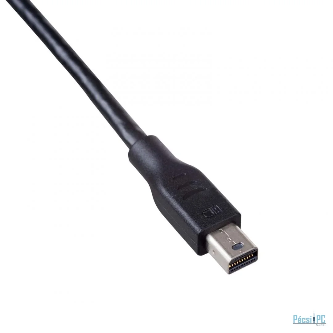 Akyga AK-AV-15 DisplayPort / miniDisplayPort cable 1,8m Black