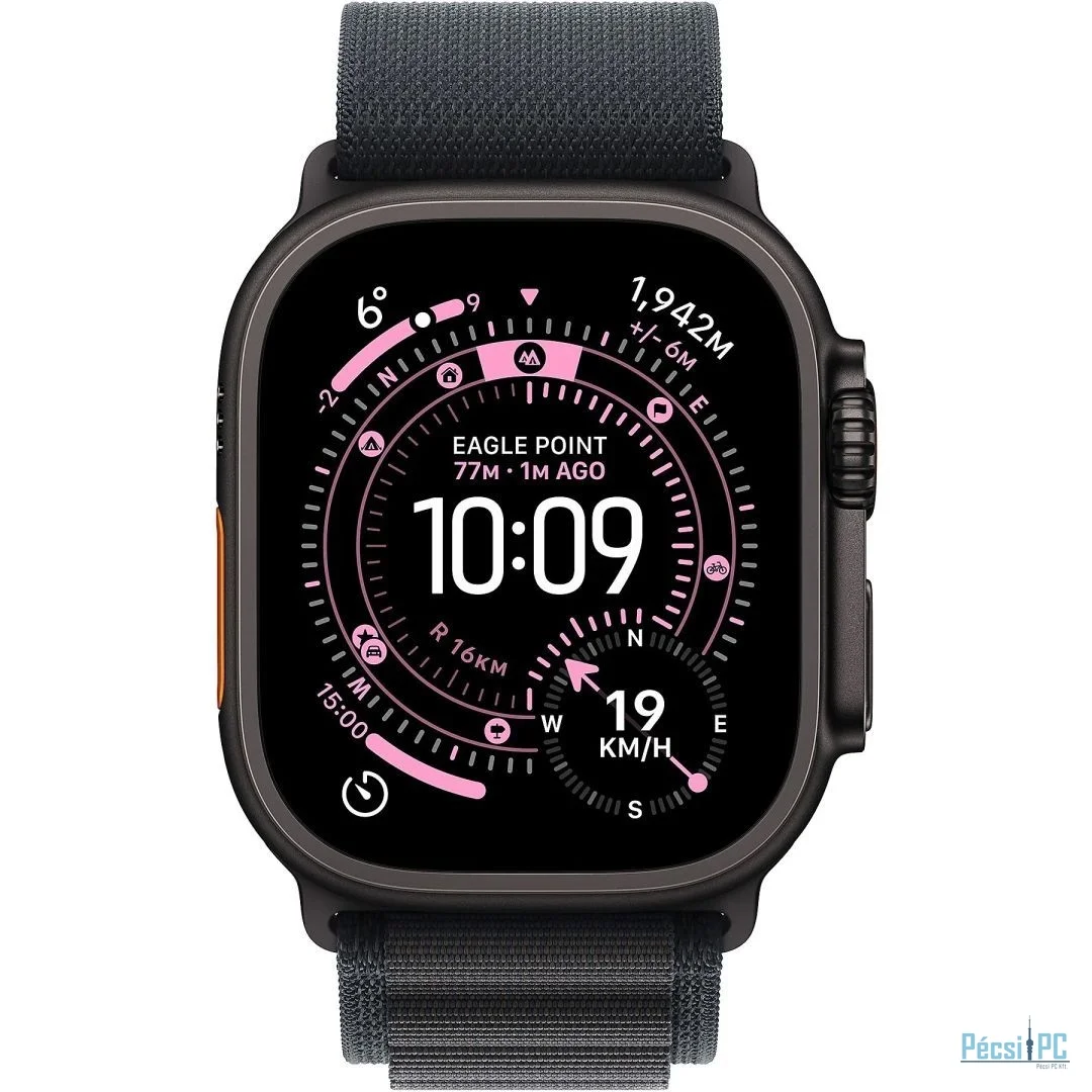 Apple Watch Ultra 3 Cellular 49mm Black Titanium Case with Black Alpine Loop Medium