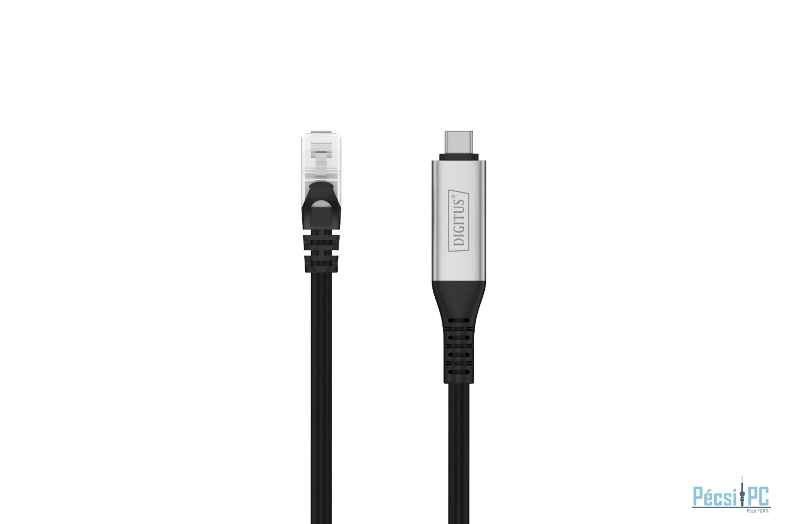 Assmann USB-C 3.2 Gen1 - RJ45 CAT6A S/FTP Ethernet cable 1Gbit/s, 5m Black