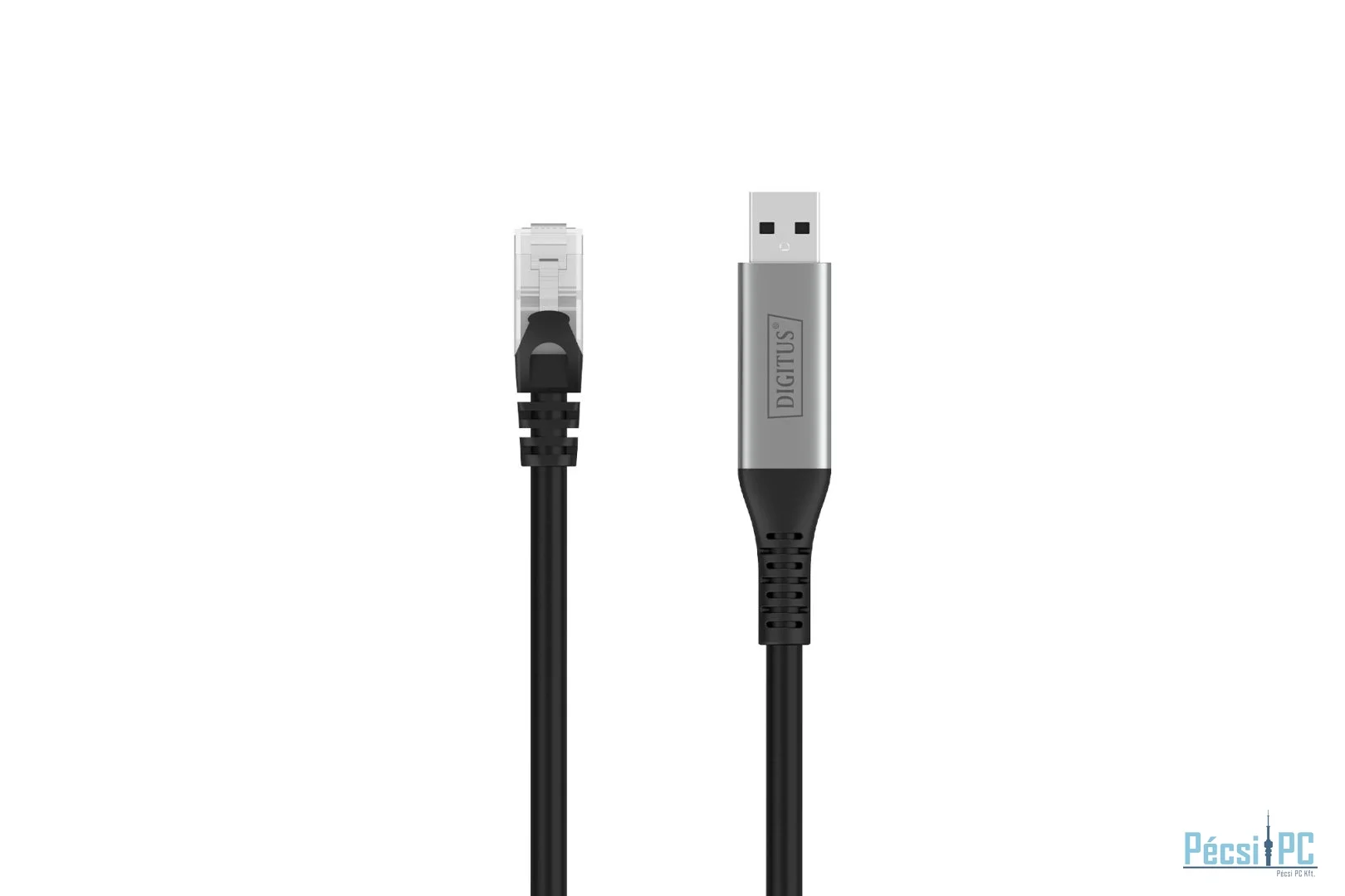 Assmann USB3.2 Gen1 - RJ45 CAT6A S/FTP Ethernet cable 1Gbit/s 2m Black