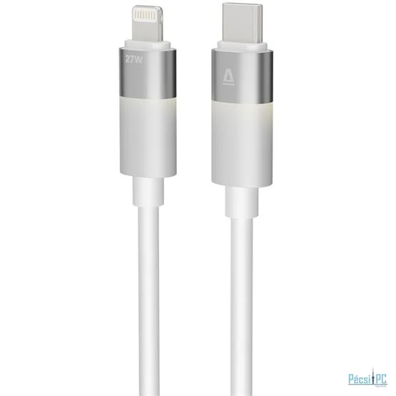 Avax CB314 GLOWY USB-C - Lightning cable 1m White