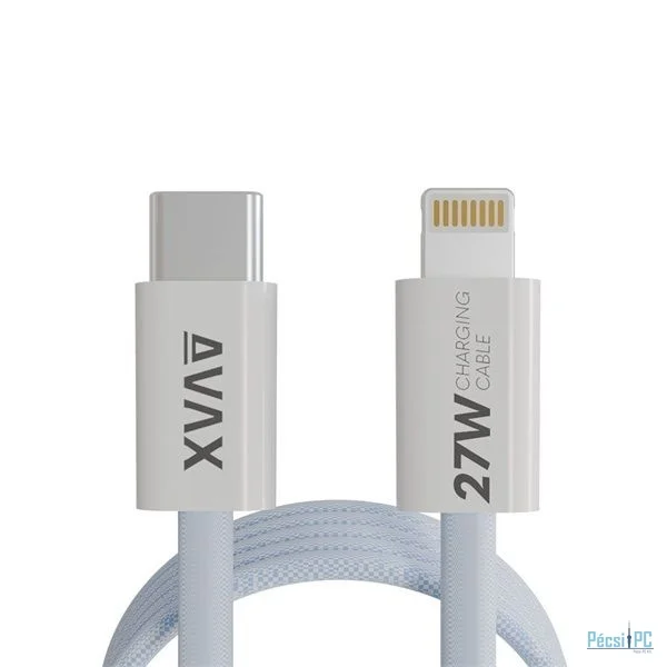 Avax CB611LB MAGNETY 27W USB-C - Lightning Magnetic Charger 1m Light Blue