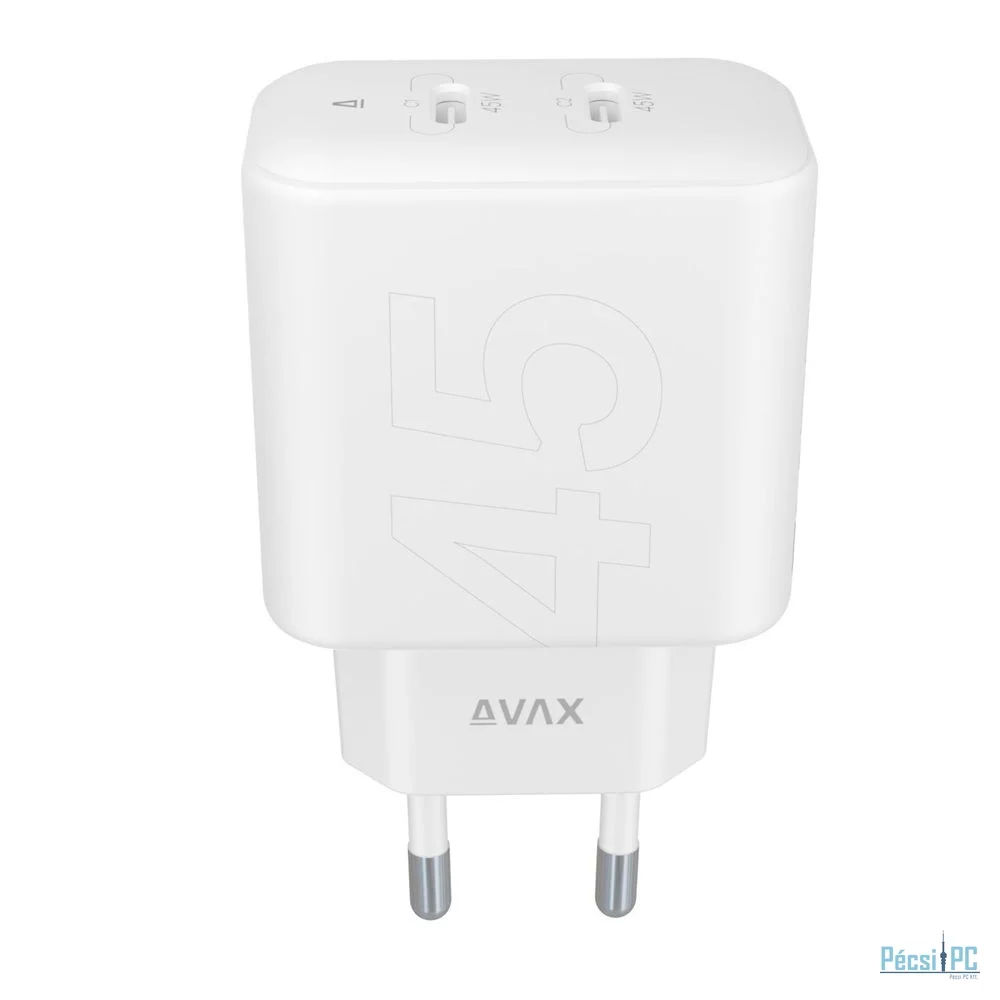 Avax CH602B Speedy 45W GaN Fast Charger White