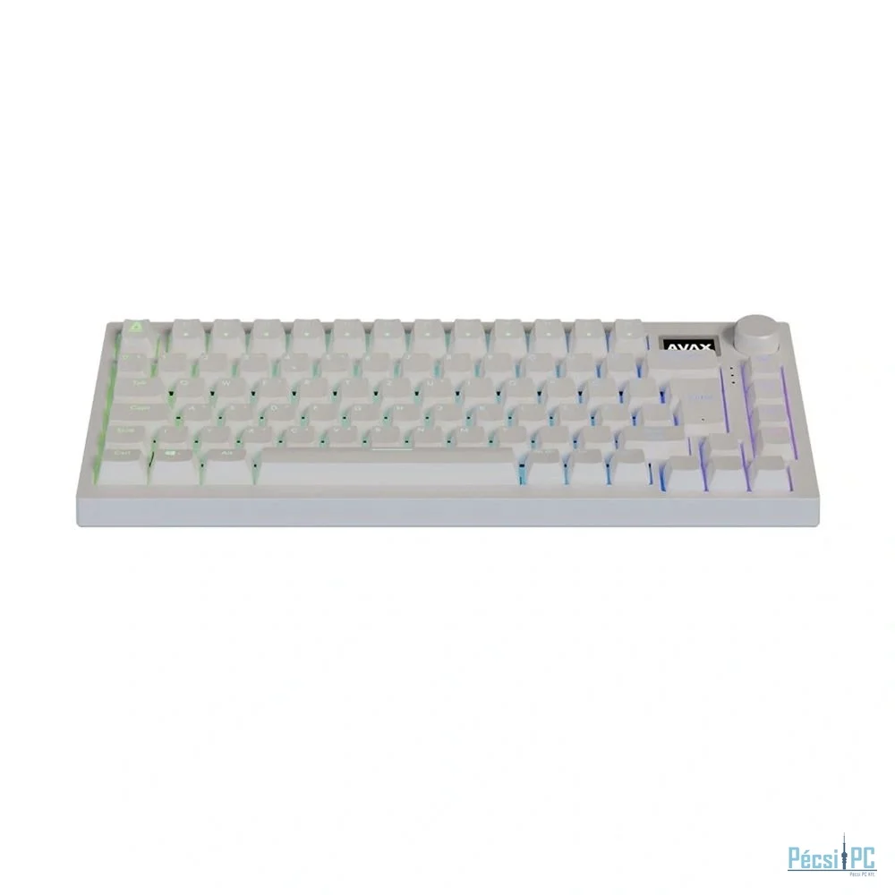 Avax GM02 PRO RGB Gaming Keyboard White HU