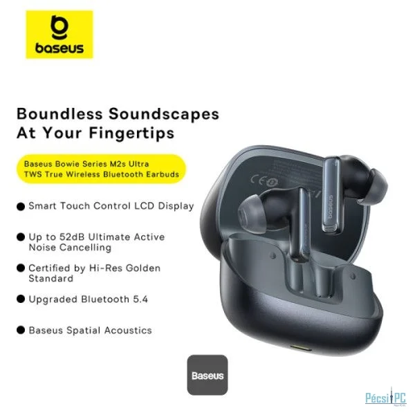 Baseus Bowie M2s Ultra True Wireless Earphones Black
