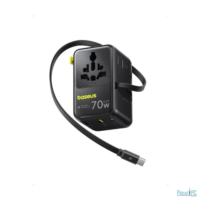 Baseus EnerCore CG11 Universal Travel Adapter 2AC+2U+2C 70W