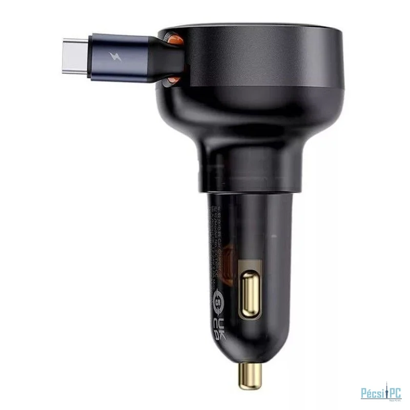 Baseus Enjoyment Pro 60W Type-C Car Charger Black
