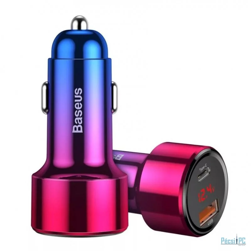 Baseus Magic Car 45W Charger Red/Blue