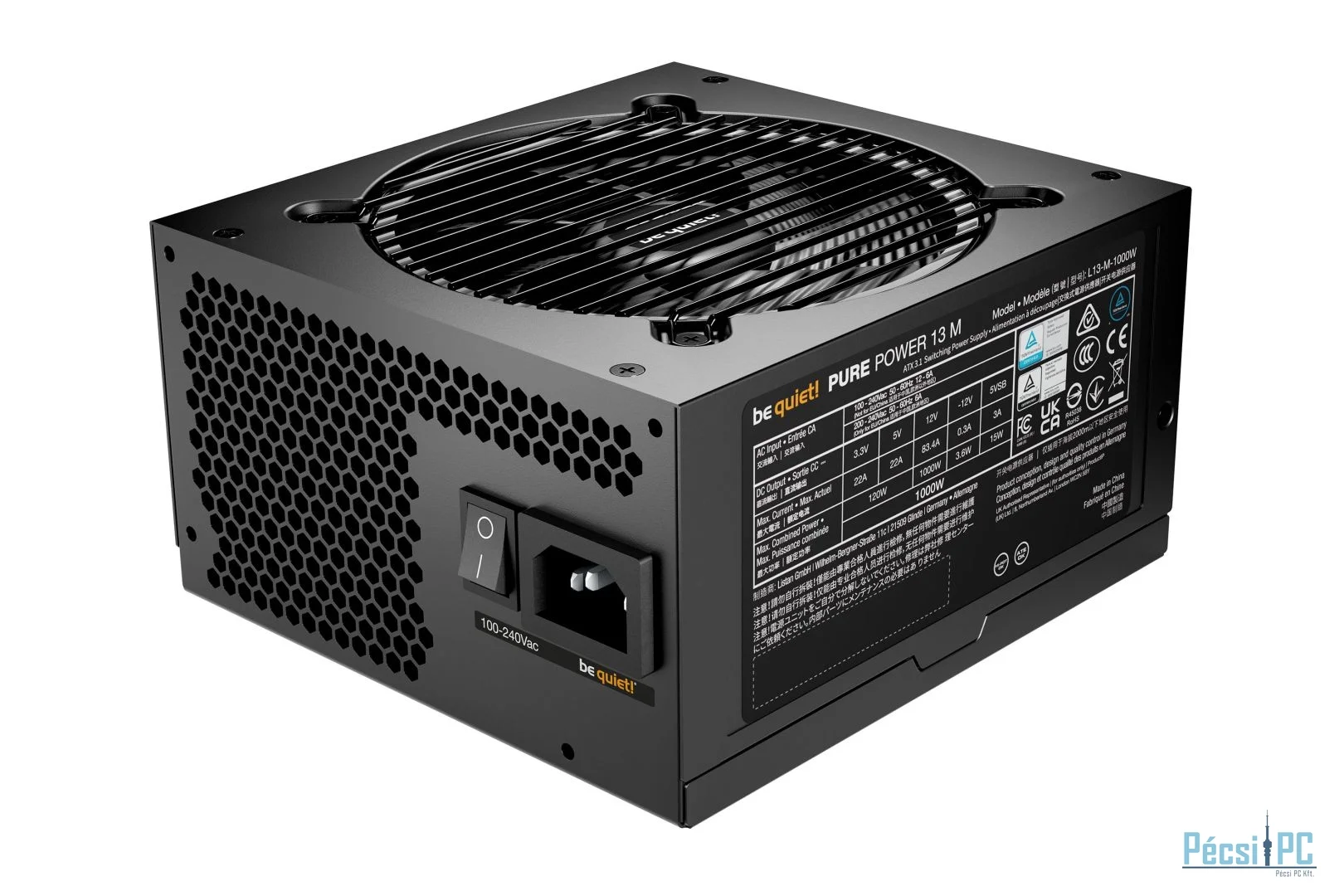 Be quiet! 1000W 80+ Gold Pure Power 13 M