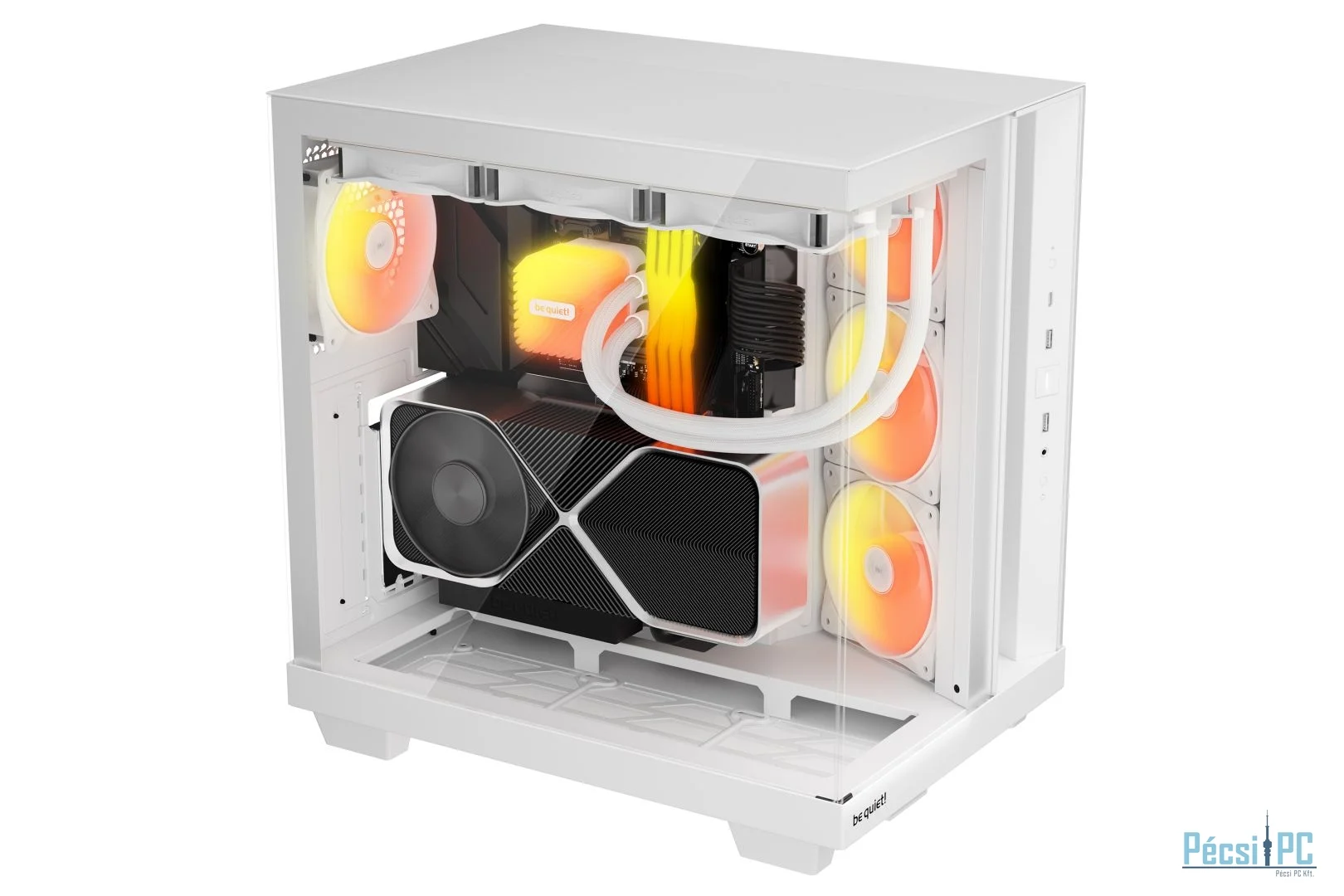 Be quiet! Light Base 500 LX Tempered Glass White