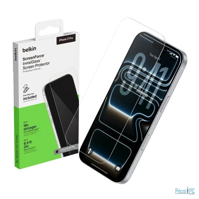 Belkin InvisiGlass Screen Protector for iPhone 17 Pro