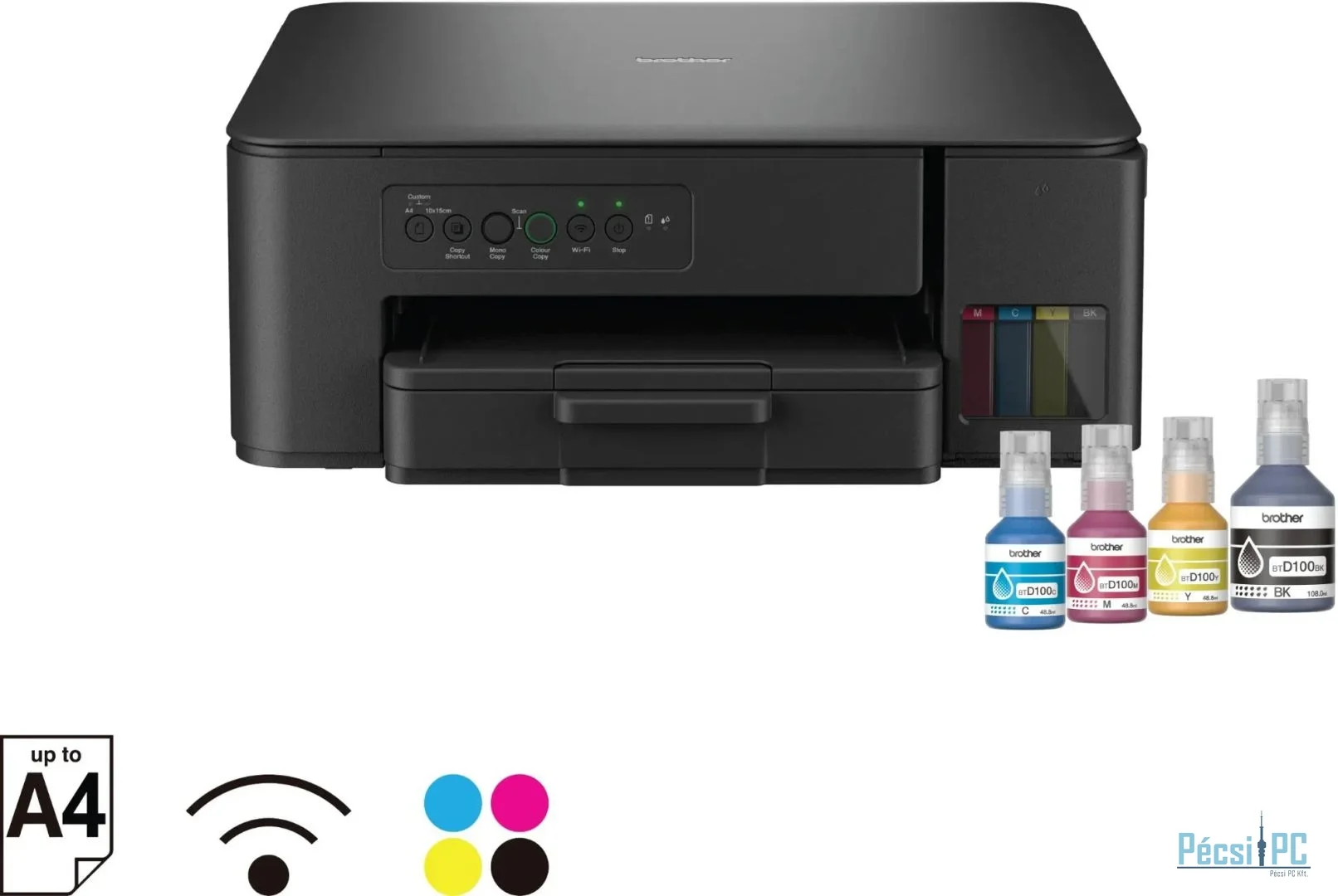 Brother DCP-T430W Wireless Tintasugaras Nyomtató/Másoló/Scanner