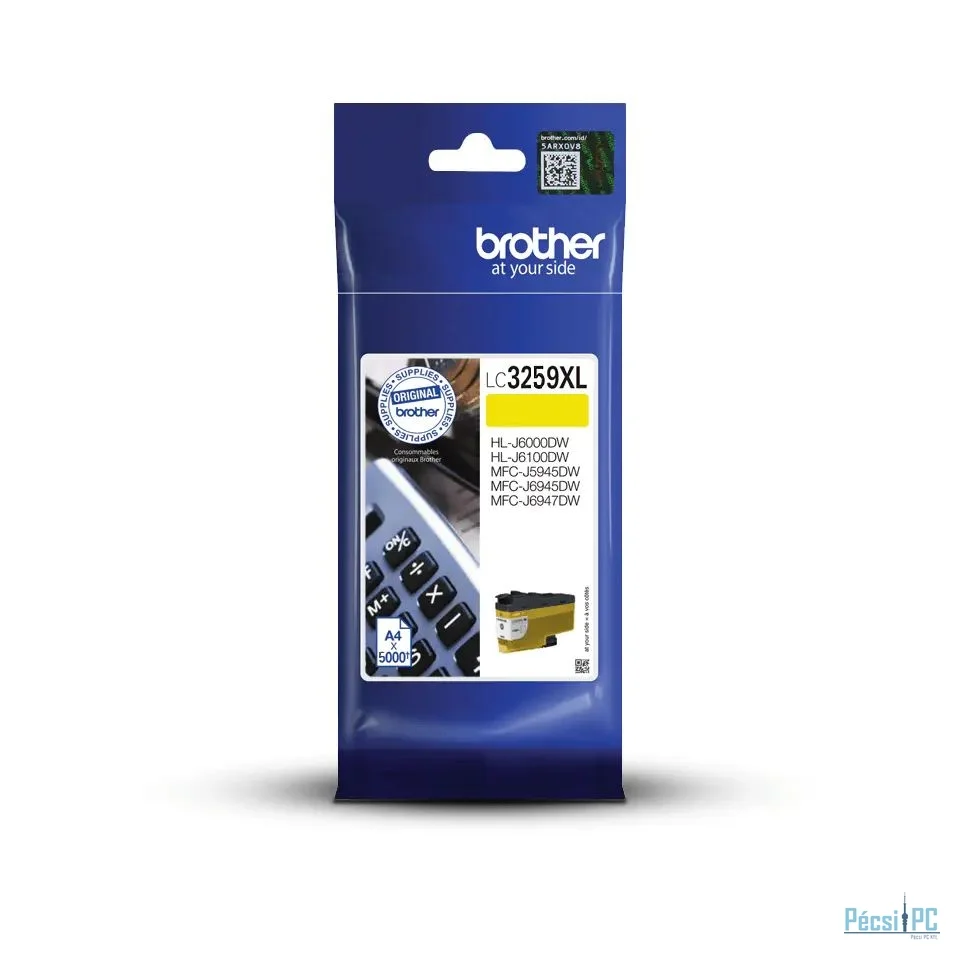 Brother LC3259XLYP Yellow tintapatron