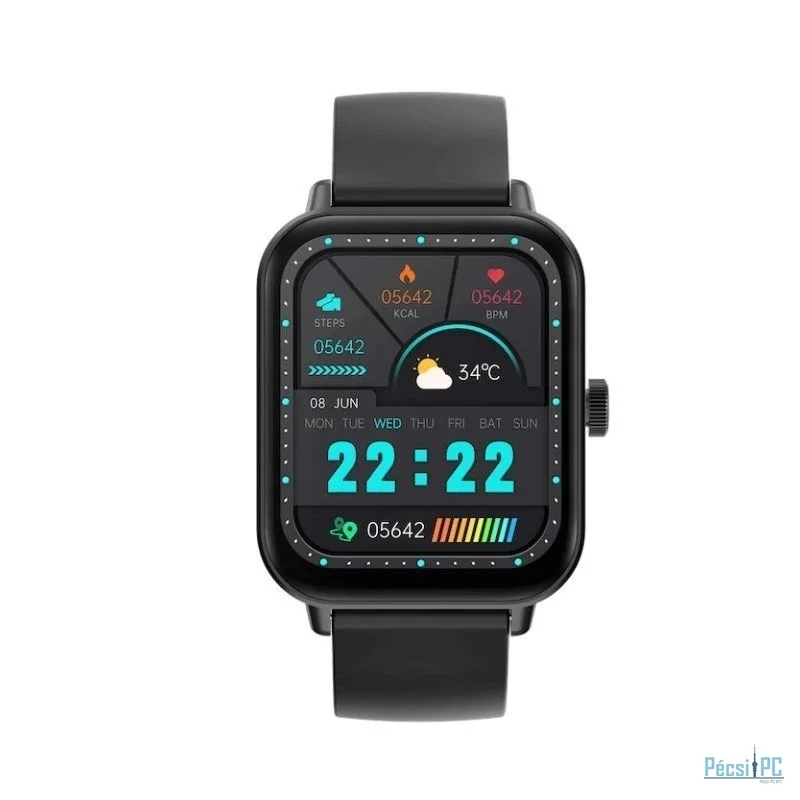 Carneo Versa HR+ Smartwatch Black