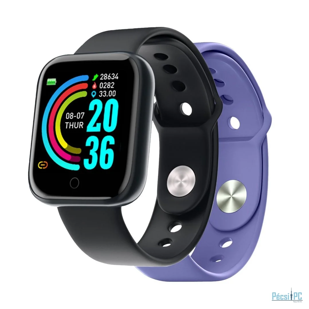 CELLY Trainerbeat Smartwatch Black/Purple
