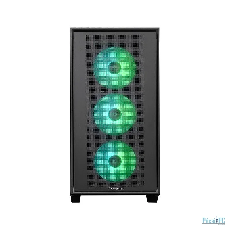 Chieftec Hunter 3 Tempered Glass Black