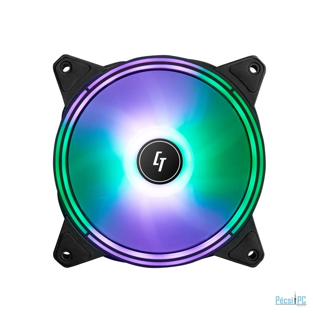 Chieftec NF-1225RGB 12cm ARGB LED Black