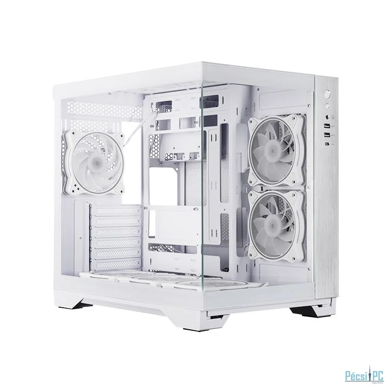 Chieftec Visio Tempered Glass White