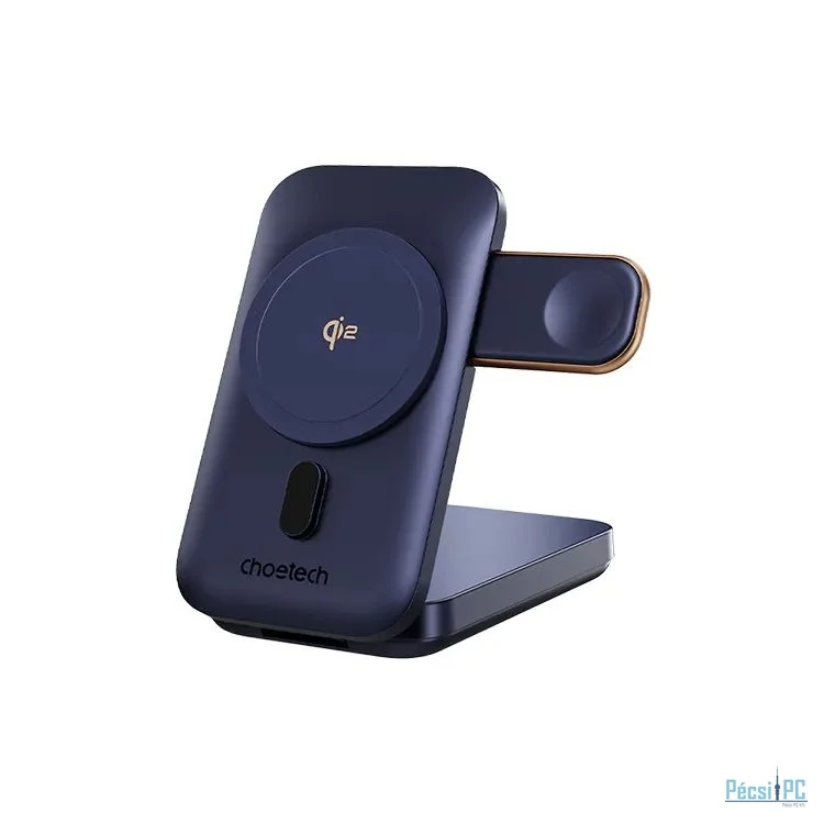 Choetech  B750 3in1 Fast Charging Qi2 MagLeap Wireless Charger & PowerBank Blue