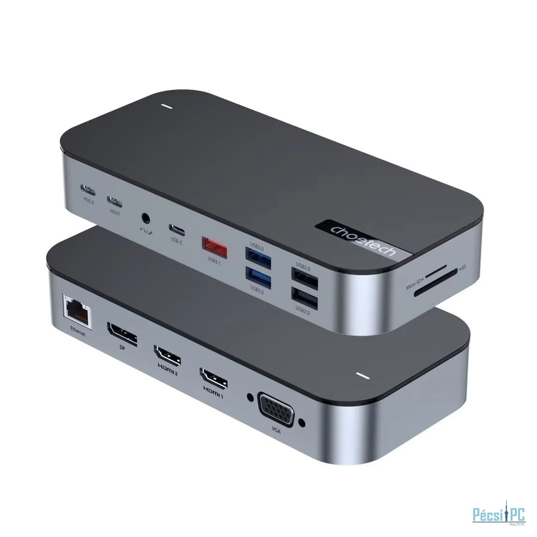 Choetech  HUB-M52 15in1 USB-C Multiport Adapter Grey