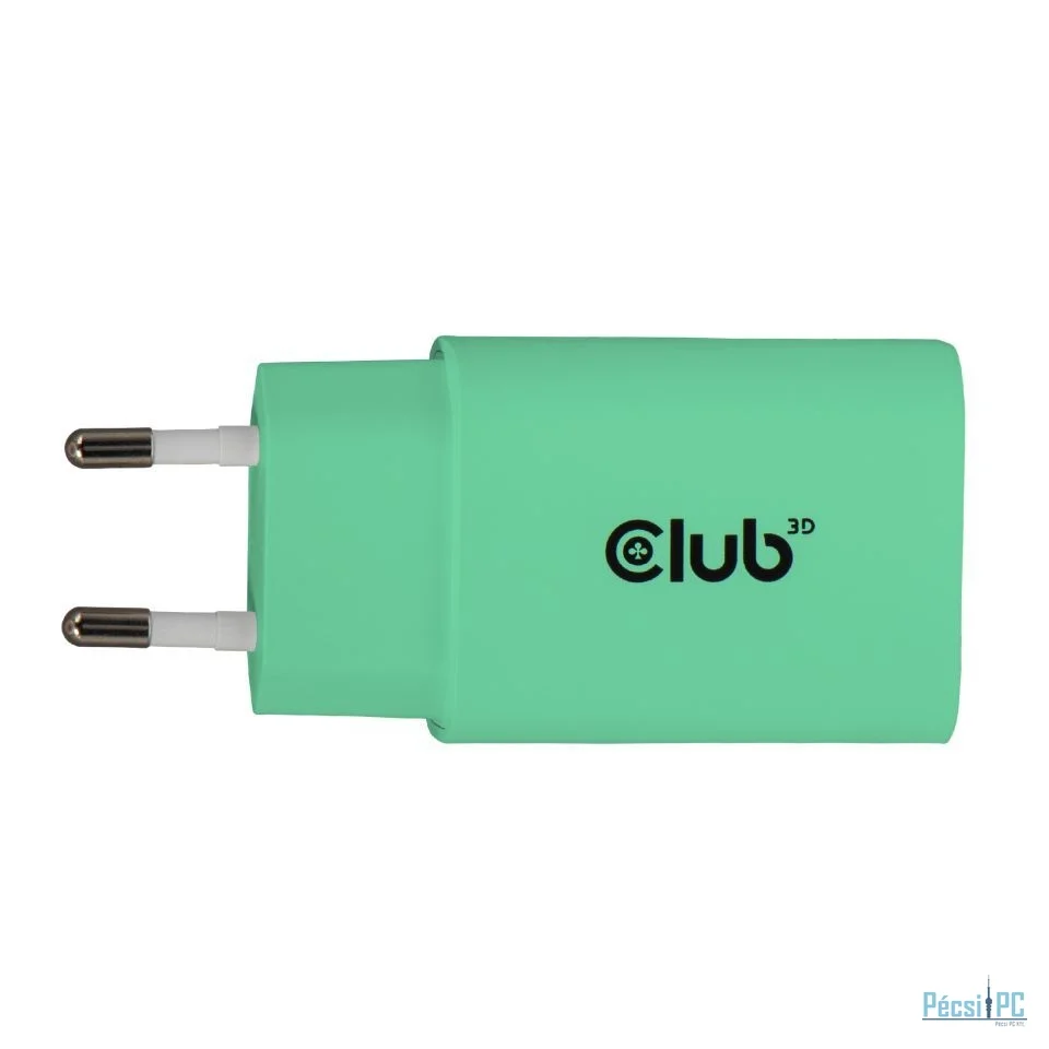 Club3D USB-C Charger 30W Green (2-Pack)
