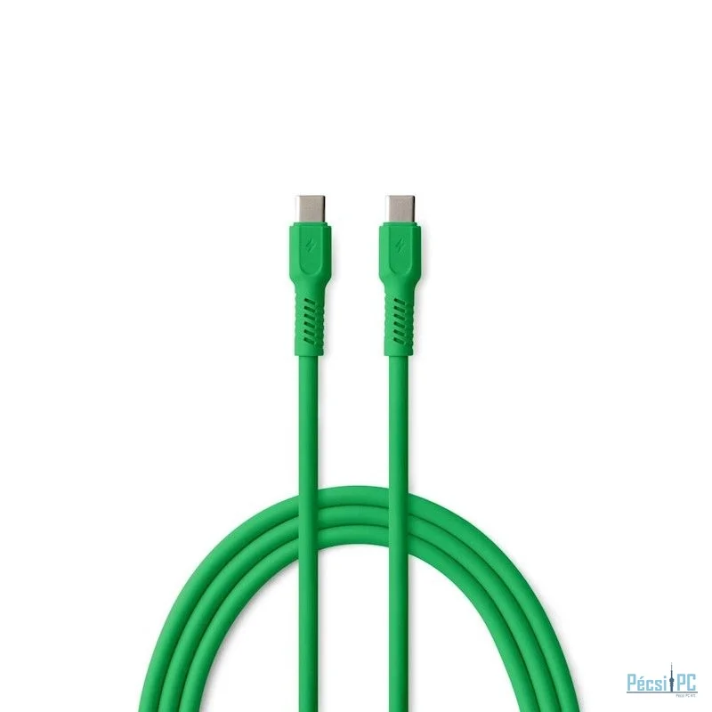 COLORUM USB-C to USB-C cable 1,8m Green