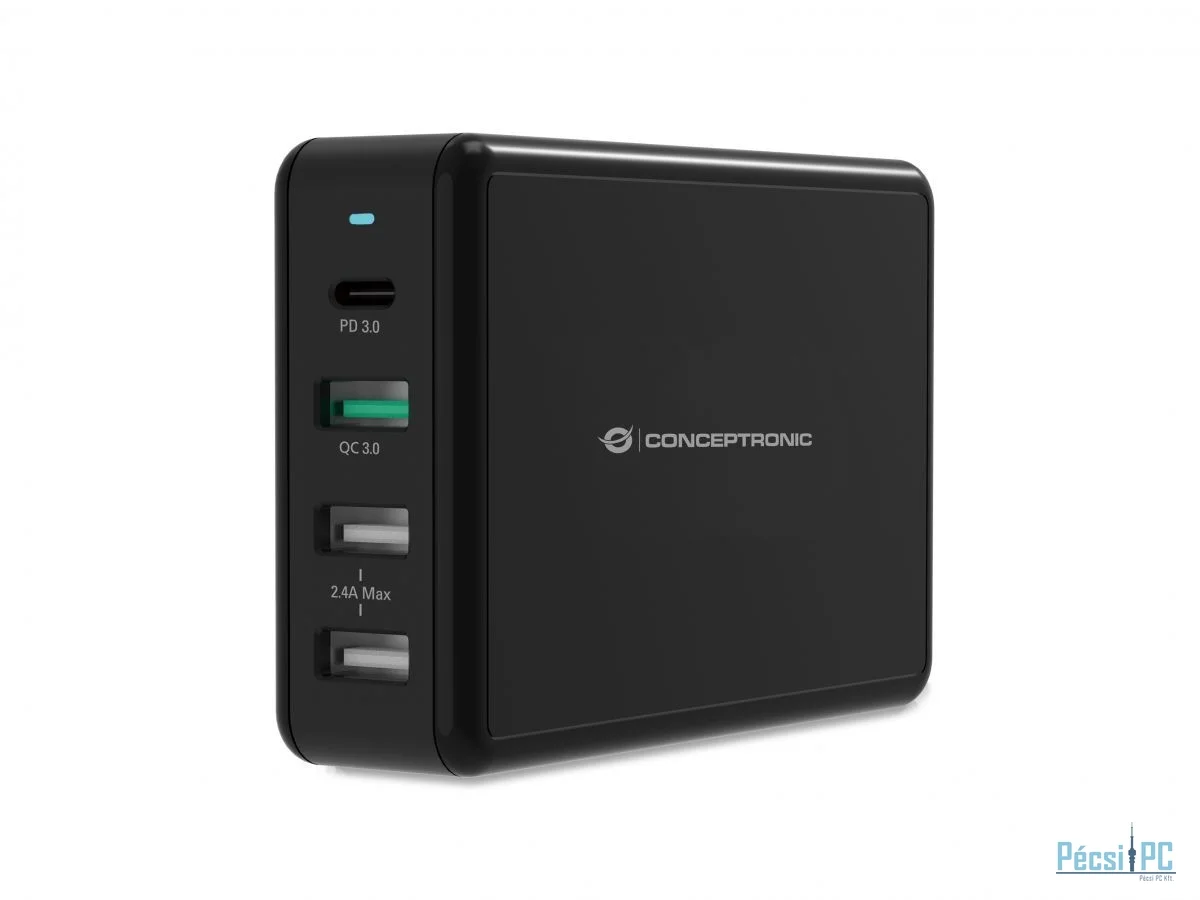 Conceptronic  OZUL01B 65W 4-Port Desktop USB PD Charger