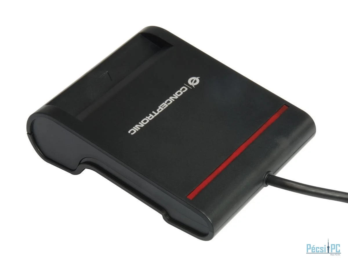 Conceptronic  SCR01B Smart ID Card Reader Black