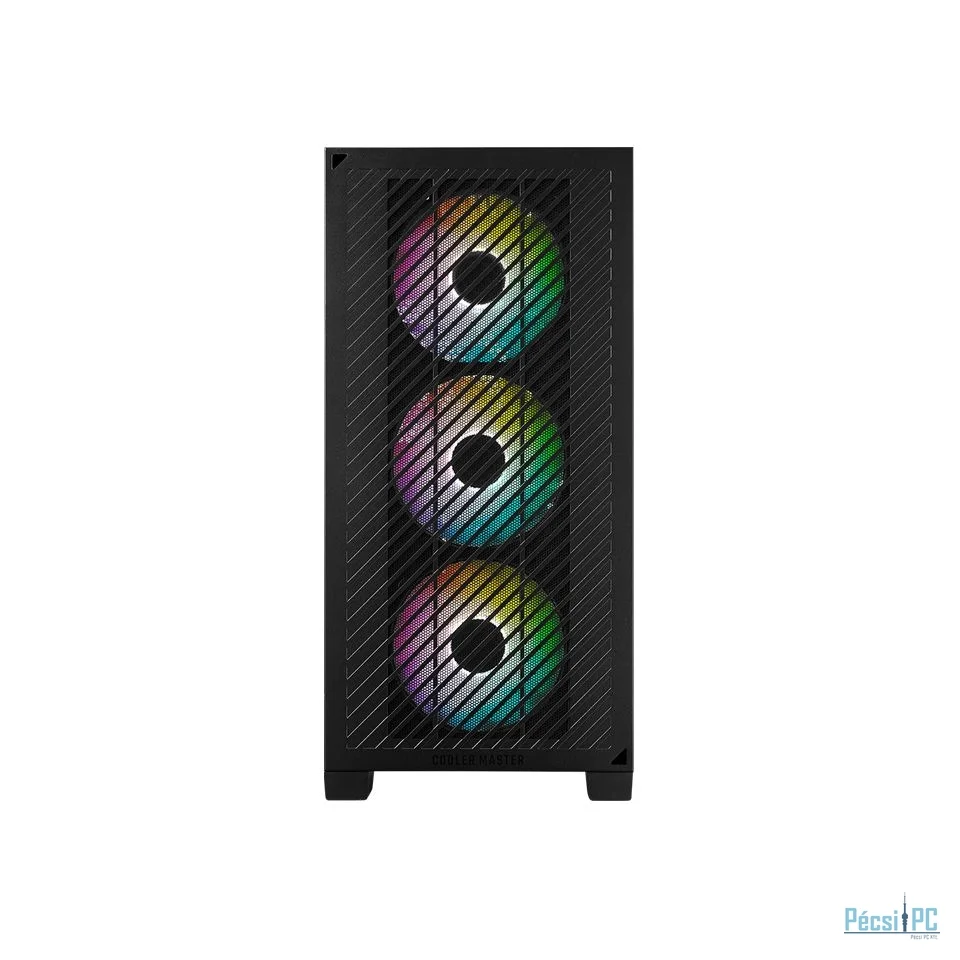 Cooler Master Elite 301 Tempered Glass Black