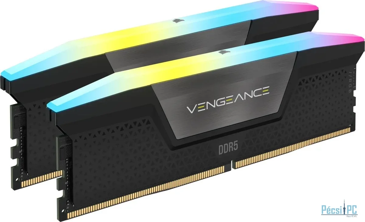 Corsair 32GB DDR5 6000MHz Kit(2x16GB) Vengeance RGB Black