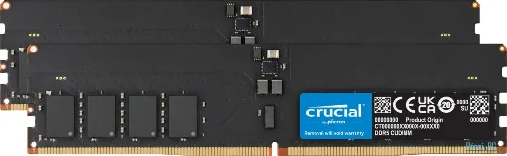 Crucial 64GB DDR5 6400MHz Kit(2x32GB) CUDIMM