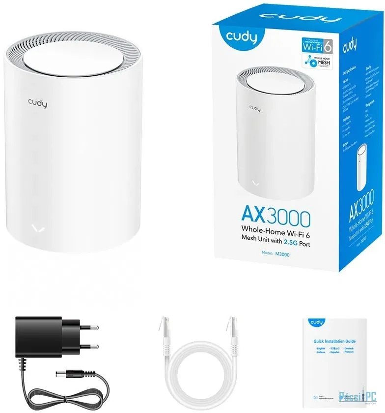 Cudy AX3000 2.5G Dual Band Wi-Fi 6 Mesh System