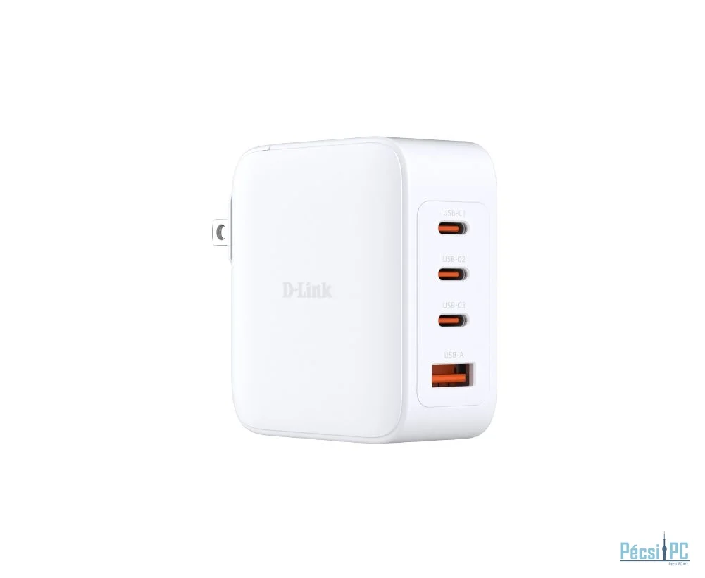 D-Link DCP-101 GaN 100W Hálózati Adapter White