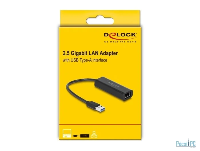 DeLock Adapter USB Type-A male to 2.5 Gigabit LAN