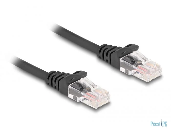 DeLock CAT5e U-UTP Patch cable 3m Black
