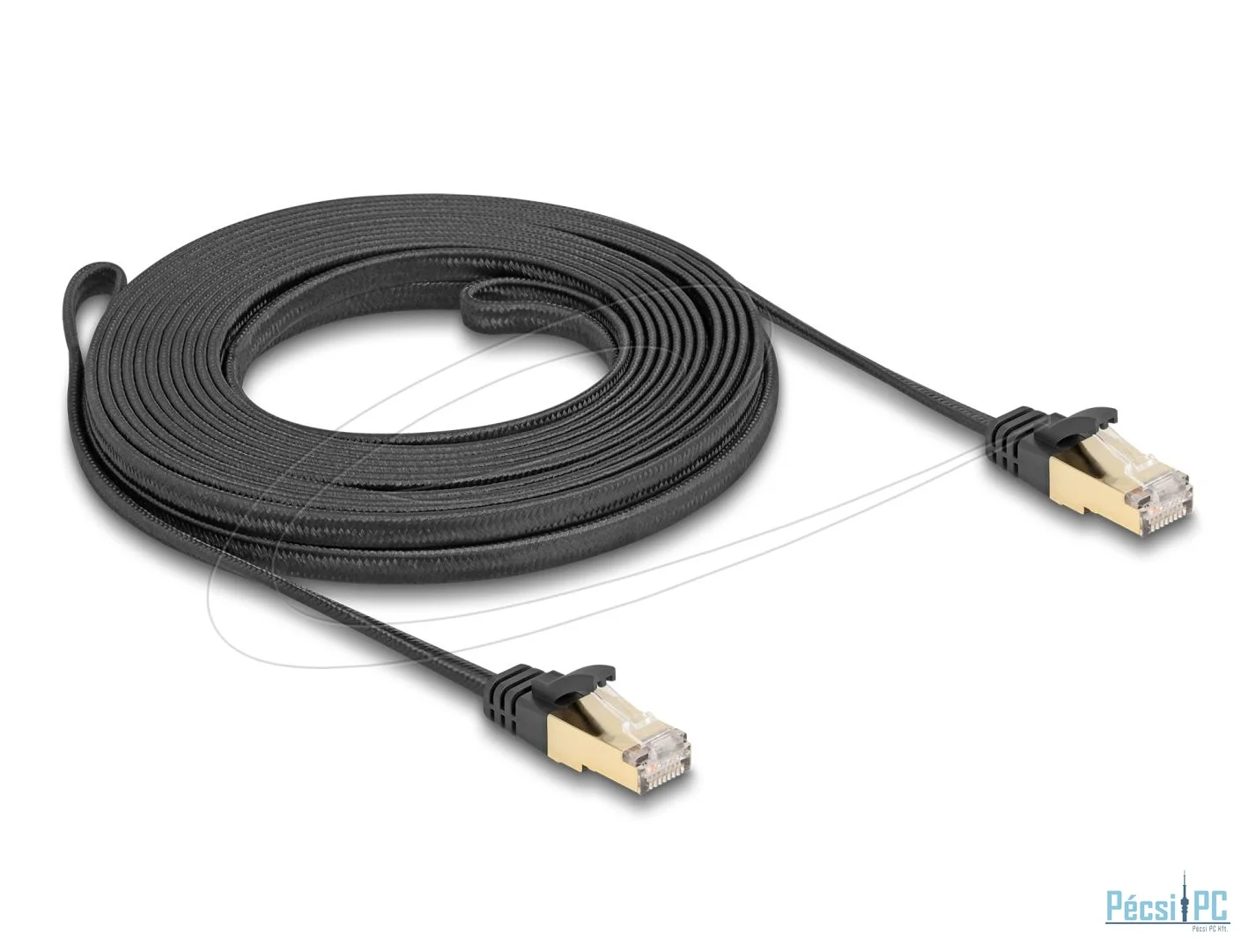 DeLock CAT6A U-FTP Patch Cable 7,5m Black